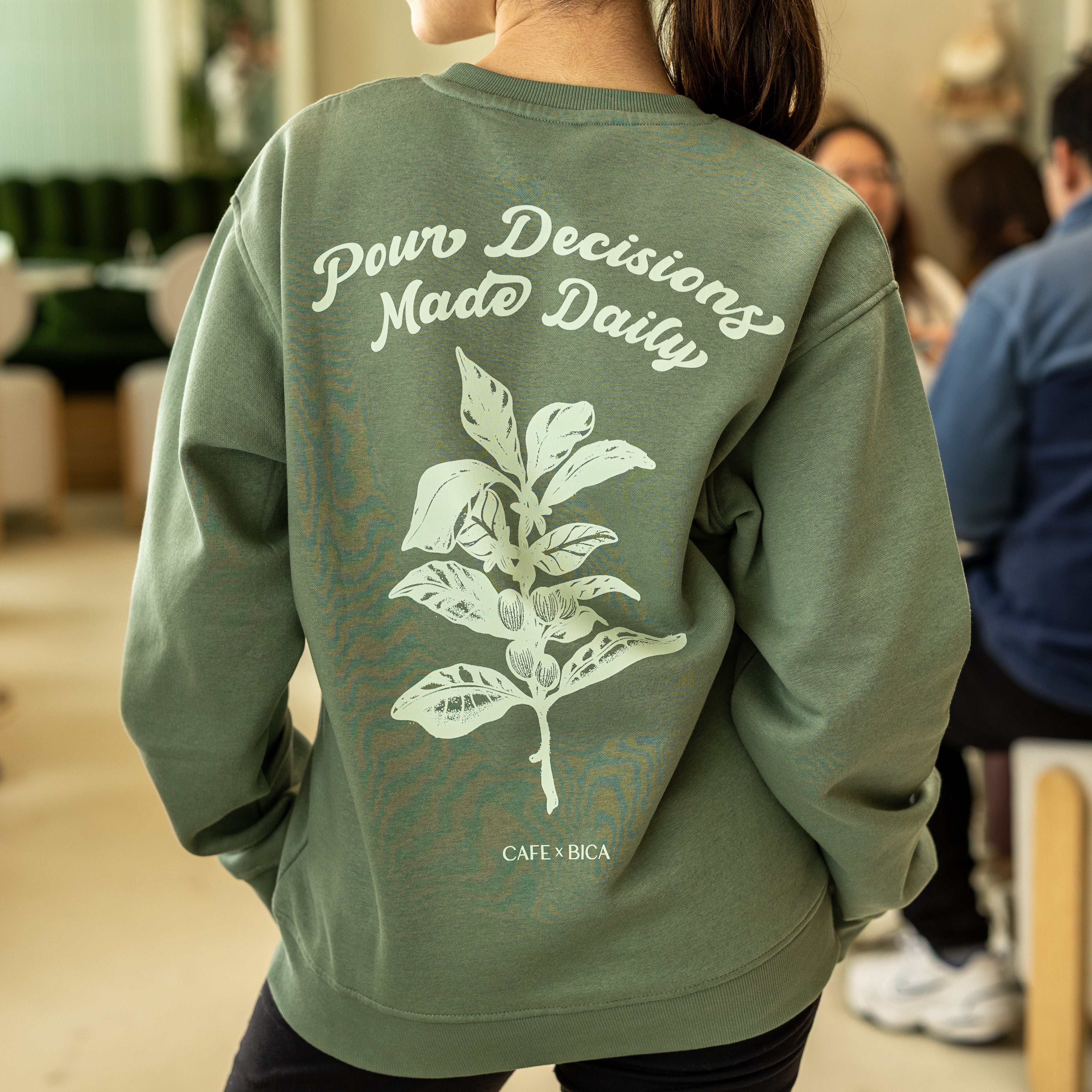 Pour-Decisions Made Daily Crew Neck Sweater